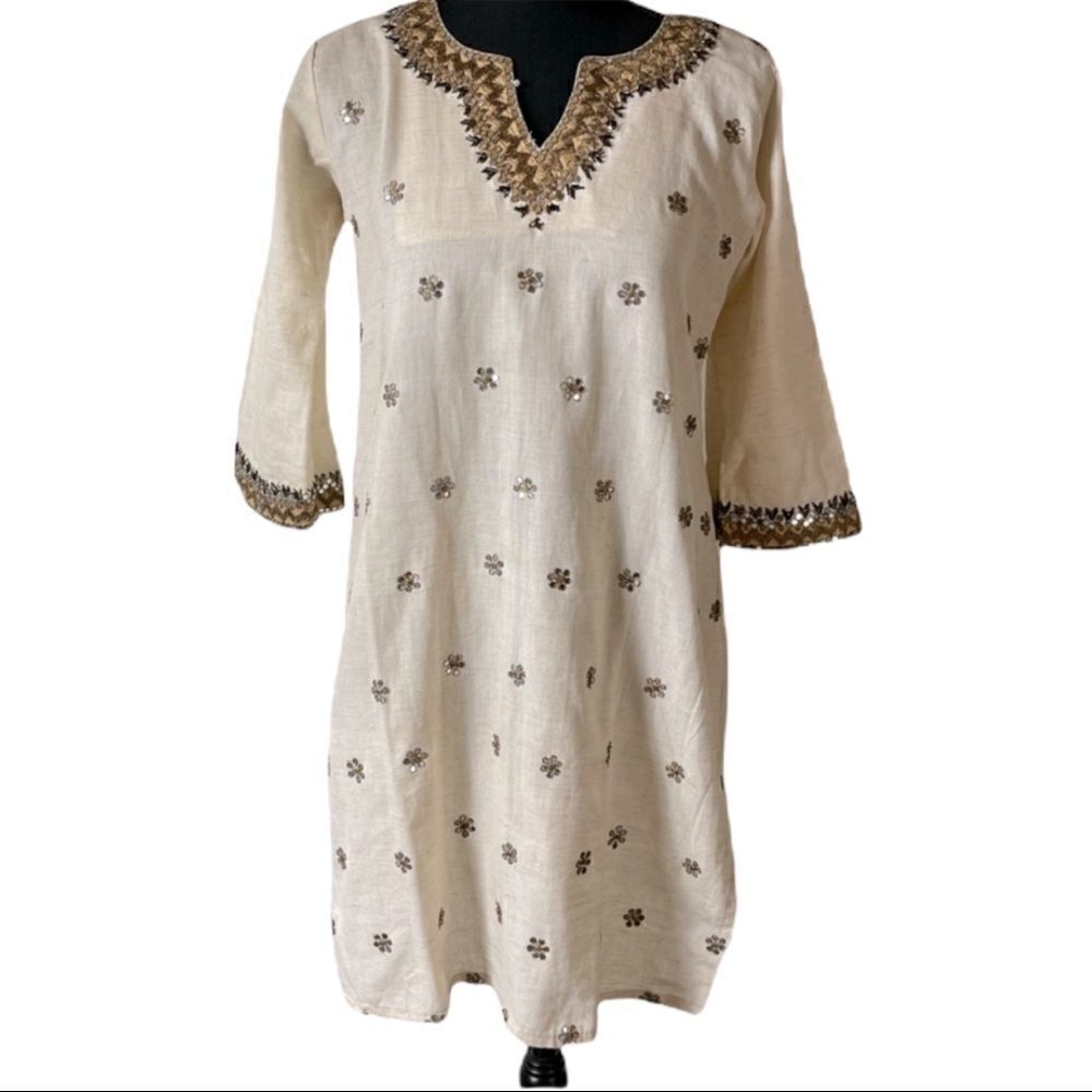 Taruni Indian Style Tunic Dress Sz M